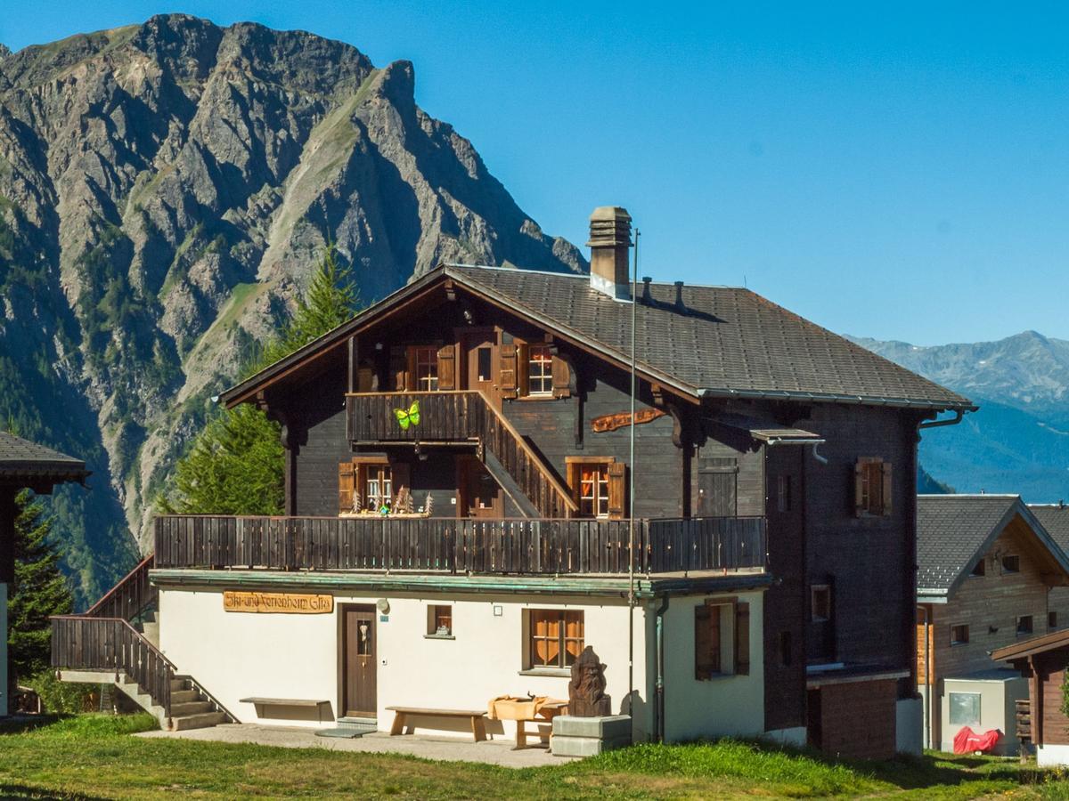 Gruppenhaus Im Walliser Alpstyle Rosswald Exterior foto